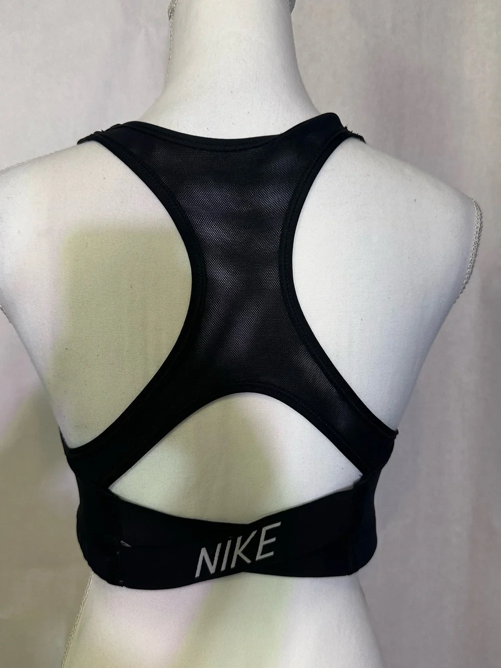 Nike Dri-FIT Black Racerback Sports Bra